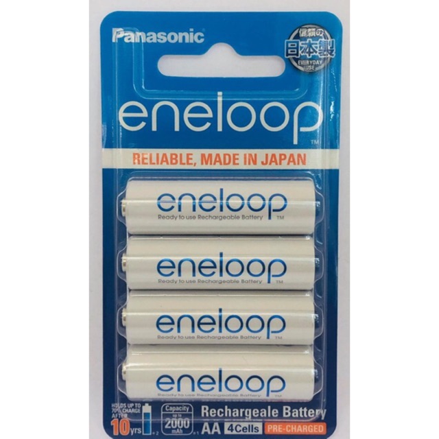 ถ่านชาร์จ AA Panasnic eneloop