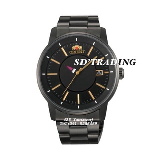 ORIENT Mens FER02006A0 Disk Analog Japanese Automatic - Black สีดำรมควัน