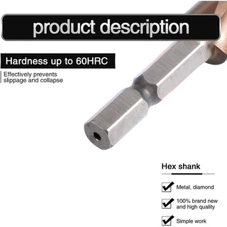 🔥M35 HSS Co Step Drill Bit Cobalt Cone Drill Bits 4-32Mm Wood Stainless Steel Metal Hole Saw Tool Set Hex