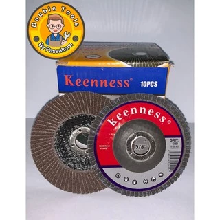 (1ใบ) กระดาษทรายซ้อน Keenness 4 นิ้ว หลังแข็ง เบอร์ 40-320 ขัดเหล็ก ขัดสแตนเลส งานไม้ งานโลหะ