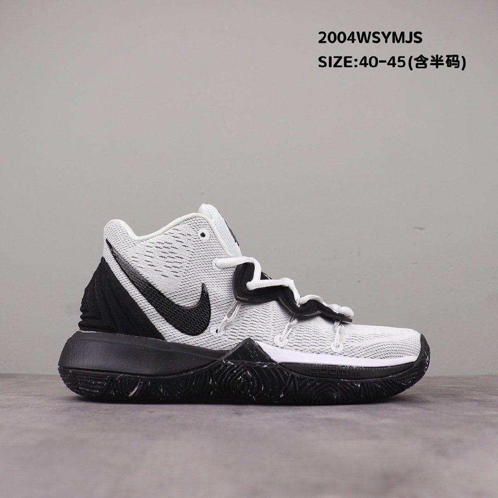 ❉[ข้อเสนอพิเศษ]   Nike Kyrie 5 Concepts tv รองเท้าบาสเก็ตบอล รองเท้ากีฬา (ดำ / ขาว)