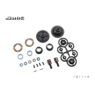 S-121114 Optional Gear Differential-Plastic Set S2 Cup 3.6mm ชุดเกียร์ดริฟน้ำมัน สำหรับรถวิทยุบังคับ SNRC