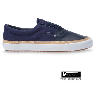 VANS ERA OVERPLY SLIP VAMP DRESS BLUES WHITE SNEAKERS สินค้ามีประกันแท้