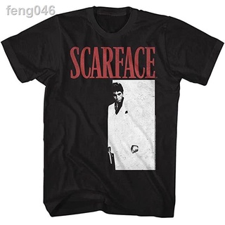 ✜☊۩ผู้ชาย t เสื้อ scarface tony montana โปสเตอร์ภาพยนตร์ pacino vintage black gangster 617