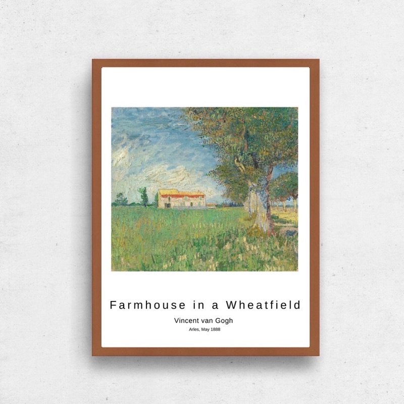 พร้อมส่ง ภาพโปสเตอร์ ภาพวาดศิลปินดัง Vincent Vangogh ภาพติดผนัง (เฉพาะรูปไม่มีกรอบ)