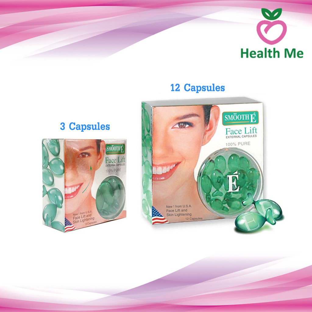 Smooth E Face Lift External 3 / 12 capsule สมูทอี แคปซูล
