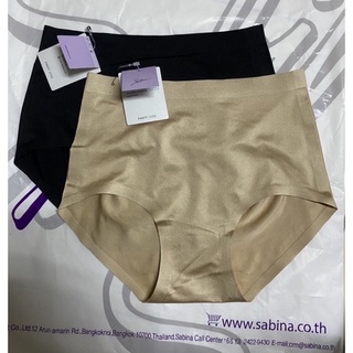 Sabina กางเกงชั้นใน (ทรง High Waist) รุ่น Panty Zone รหัส SUZ3502 สีดำ และสีเนื้อเข้ม