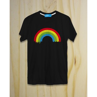 เสื้อยืด Rainbow สีดำ แบรนด์ VERz