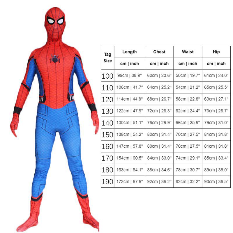 Design Homecoming Spider-man Costume Tights Suit for Kids Adult Jumpsuit #4