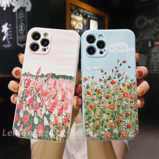 เคสมือถือ ลายดอกลาเวนเดอร์ สำหรับ OPPO A16 A15 A15S A54 A5 A9 A53 A33 A31 2020 A7 A5S A12 A16S A3S A74 A52 A72 A92 A93 A94 A1K Reno 4 5 5F 4F 4Lite 5K 5Lite OPPO F17 F19 PRO A35 A12S A11K A11 A11X A12E A53S A32 A8 Find X3Lite