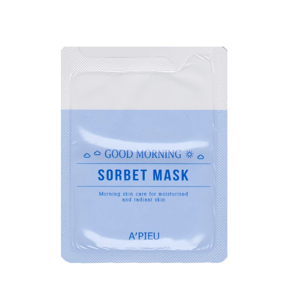 Tester A'PIEU Good Morning Sorbet Mask
