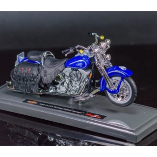 โมเดลรถมอเตอร์ไซค์HARLEY-DAVIDSON สเกล1:18รายละเอียดสวยเป็นงานโมเดลสำหรับตั้งโชว์