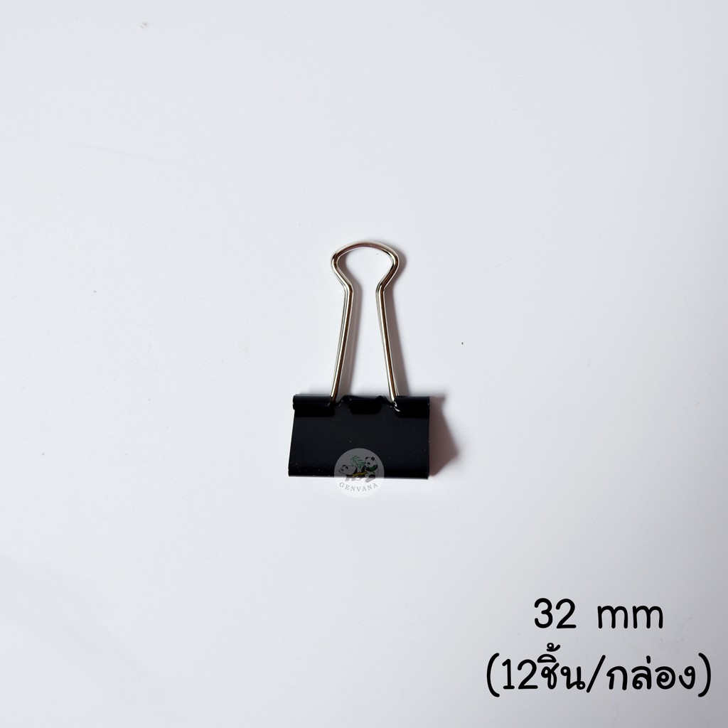 (ยกกล่อง) คลิปหนีบกระดาษ 6 ขนาด 19 / 25 / 32 / 41 / 51 mm ขายจำนวนตามรูป คลิปดำ คลิปหนีบ คลิปหนีบ2ขา ราคา ถูกที่สุด ดีลบีเคเค แกลเลอรีภาพที่ 6