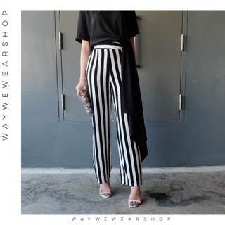 SALE-Black and white pant