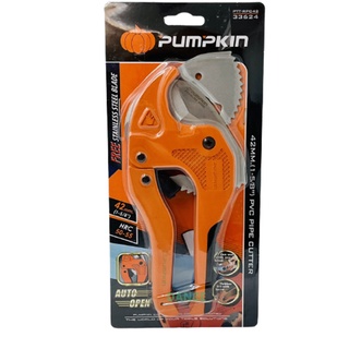 กรรไกรตัดท่อPVC +ใบ รุ่นAUTO Pumpkin กรรไกรตัดแป๊ป คีมตัดท่อ กรรไกรตัดท่อพีวีซี กรรไกรตัดท่อ ตัดท่อได้42mm 33624