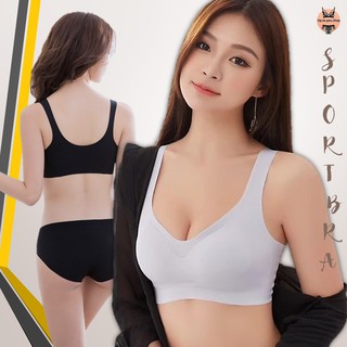 SB-918 ⚡️ส่งไวจากไทย⚡️ Sport Bra สปอร์ตบราญี่ปุ่น สปอร์ตบรา เสื้อในไร้ขอบ บราสุขภาพ เสื้อในหญิง เสื้อในสุขภาพ