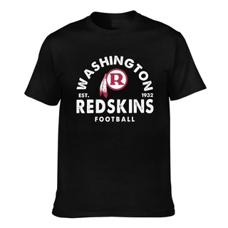 T-shirt  เสื้อยืด พิมพ์ลายกราฟฟิค Washington Redskins ดีไซน์ใหม่S-5XL