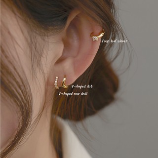 ต่างหูเงินแท้ S92.5 ♡ ear buckle ear bone nail