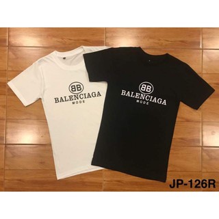 เสื้อยืดสกรีนลายBBวงกลม