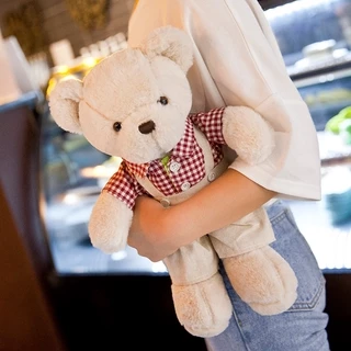 ตุ๊กตาหมีเท็ดดี้ เท้าจุด ขนาด40cm ตุ๊กตาน่ารัก ตุ๊กตานุ่มนิ่ม ของขวัญวันเกิด Teddy bear with speckled feet birthday gift