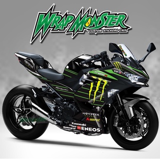 สติ๊กเกอร์แต่งลายรถ Kawasaki Ninja 400 รอบคัน ลาย Monster