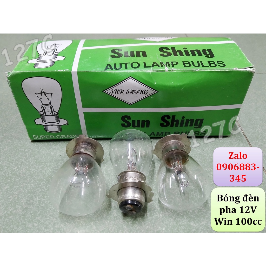 [HCM] หลอดไฟหน้า 12V Win 100cc (1 ชิ้น)