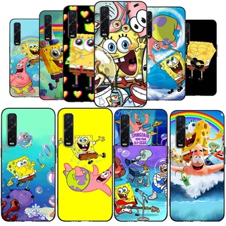 เคสโทรศัพท์มือถือ ซิลิโคนนิ่ม TPU ลายการ์ตูน Sponge Bob SL45 สีดํา สําหรับ Oppo A17 A77s F17 Reno8 Lite Reno8 Z