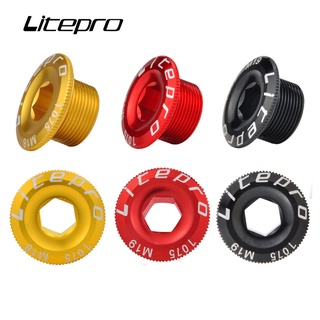 Litepro M18 M20 ฝาครอบกะโหลกจักรยานเสือภูเขา อะลูมิเนียมอัลลอย แบบกลวง สําหรับ Shimano IXF M19