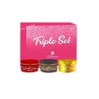 Triple Set (1ชุด) ครีมหน้าใส หน้าเงา หน้าเด็ก PSC Princess skin care ขนาด10g [กรอกโค้ด BP121222 ลดทันที15%]