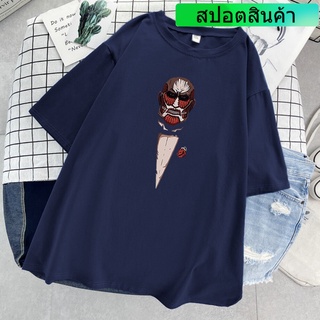 เสื้อยืด แบบนิ่ม พิมพ์ลาย Attack On Titan Harajuku สีดํา สไตล์ฮาราจูกุ 2022