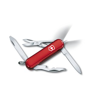 Victorinox Small Pocket Knife SAK-S, 0.6366 MIDNITE MANAGER LED, Red