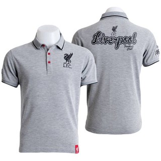 เช็คไซด์ก่อนสั่งซื้้อ !!!!!   เสื้อโปโลลิเวอร์พูล ลิขสิทธิ์แท้ LFC-PL-005GRAY   ราคา 650 บาท   (สีเทา)