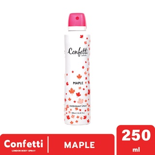 Confetti London Body Spray - Maple 250ml / คอนเฟตติ ลอนดอน บอดี้ สเปรย์ - เมเปิล 250มล.