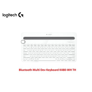 Logitech Bluetooth Keyboard Multi-Device K480 White (ไทย/อังกฤษ)