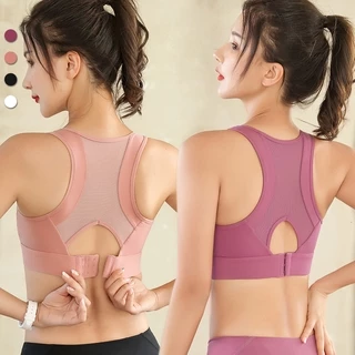 【S-XXXL】สปอร์ตบรา กันกระแทก เสริมฟองน้ํา สําหรับออกกําลังกาย โยคะ วิ่ง