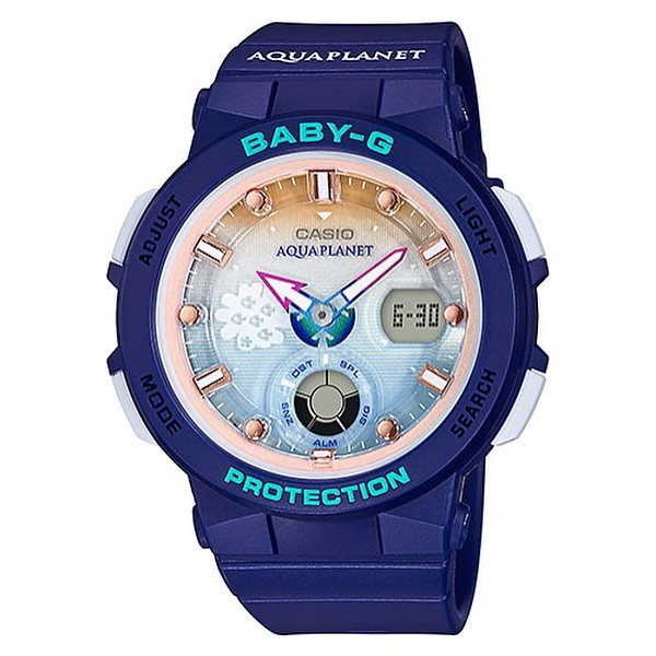 G-Shock Daily พร้อมส่ง นาฬิกาข้อมือ BGA-250AP-2A Limited Edition Love The Sea And The Earth