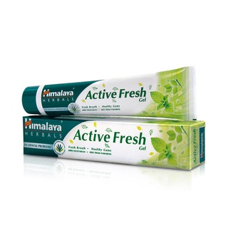 Himalaya Active Fresh Gel Toothpaste หิมาลายา ยาสีฟัน รูปแบบเจล ระงับ กลิ่นปาก ลดคราบหินปูน ขนาด 100 กรัม 20651