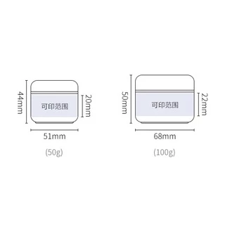 กระปุกครีม PP สีหวาน กระปุกใส่ครีม ขนาด 10, 20, 30, 50, 100กรัม