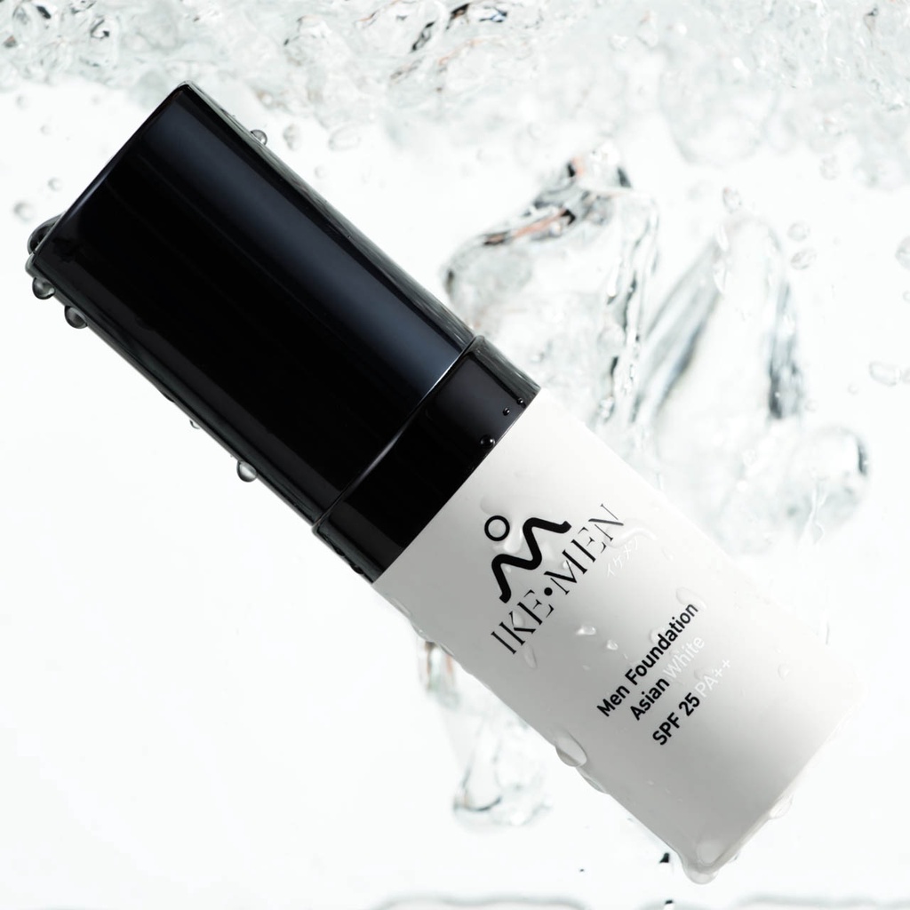 อิเคเมนรองพื้นผู้ชาย Asian white 15 ml.สำหรับผิวขาวแบบเอเชีย 2 ขวด
