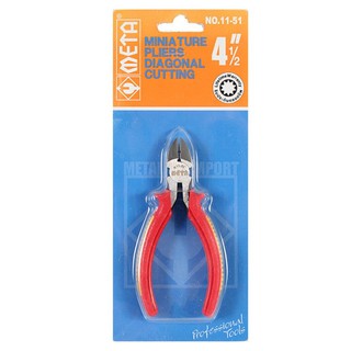 pliers 4.5" META VR 91486 DIAGONAL PLIER Hand tools Hardware hand tools คีม คีมปากเฉียง META VR 91486 4.5 นิ้ว เครื่องมื