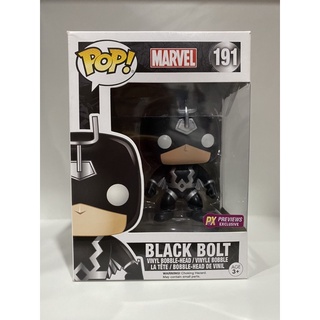 Funko Pop Black Bolt Marvel Exclusive 191