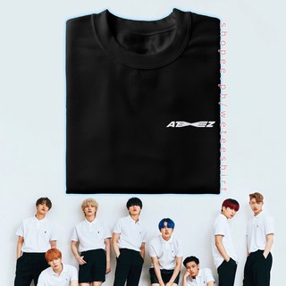 KPOP Ateez ชุดเสื้อมินิมัลลิสต์ / เสื้อยืด Atiny สินค้า - พิมพ์ด้านข้าง lpj