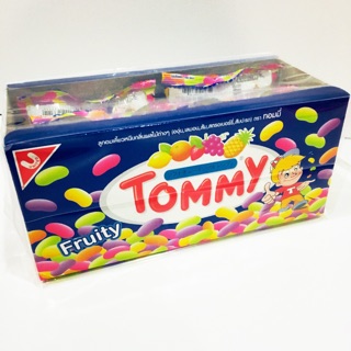 (ตำนาน) ทอมมี่ Tommy ลูกอมเคี้ยวหนึบกลิ่นผลไม้ 15ก.x 12ซอง