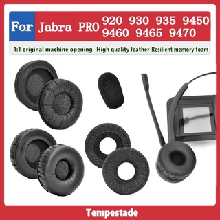 Tempestade แผ่นโฟมครอบหูฟัง สําหรับ Jabra PRO 920 930 935 9450 9460 9465 9470