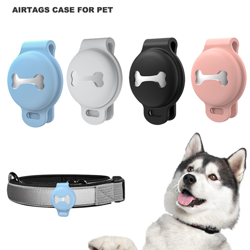 Joy Airtag ปลอกคอซิลิโคน สําหรับสุนัข แมว