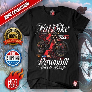 คอตต้อนคอกลมFatbike Downhill Racing Team MTB cyclistPRO SRAM พร้อมส่ง ไซซ์ใหญ่ 4XL 5XLS-5XL