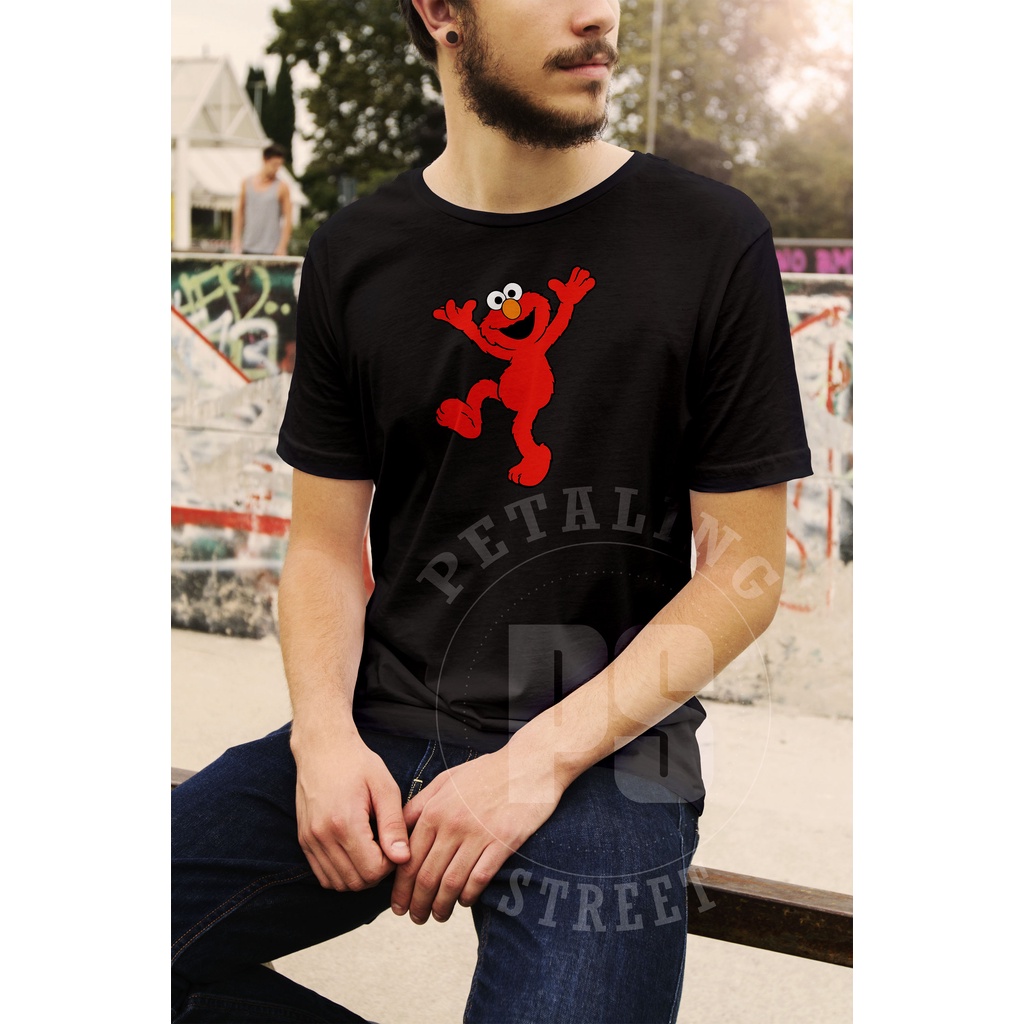 [4 RNA] เสื้อยืด SESAME STREET ELMO / เสื้อยืด UNISEX ผ้าฝ้าย 100% แฟชั่น CASUAL STREETWEAR STYLISH 