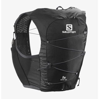 SALOMON  ACTIVE SKIN 8 W SET BLACK/EBONY - เป้น้ำสำหรับวิ่ง ผู้หญิง