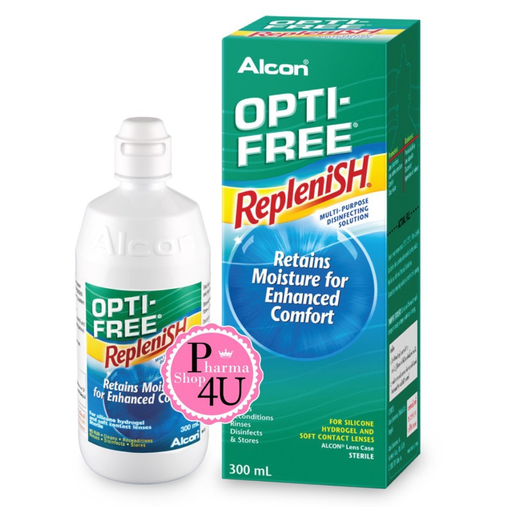 สินค้าขายดี OPTI-FREE Replenish ออฟติ-ฟรี รีเพลนิช 300/420 ML OPTI FREE