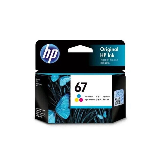 HP Inkjet Ink 67 HP TRI-COLOR 3 Colors. HP หมึกอิงค์เจ็ท 67 HP TRI-COLOR 3 สี